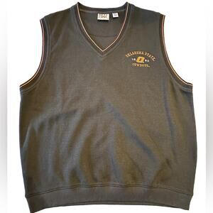 OSU Oklahoma State University Men’s Large Sleeveless Sweater Vest